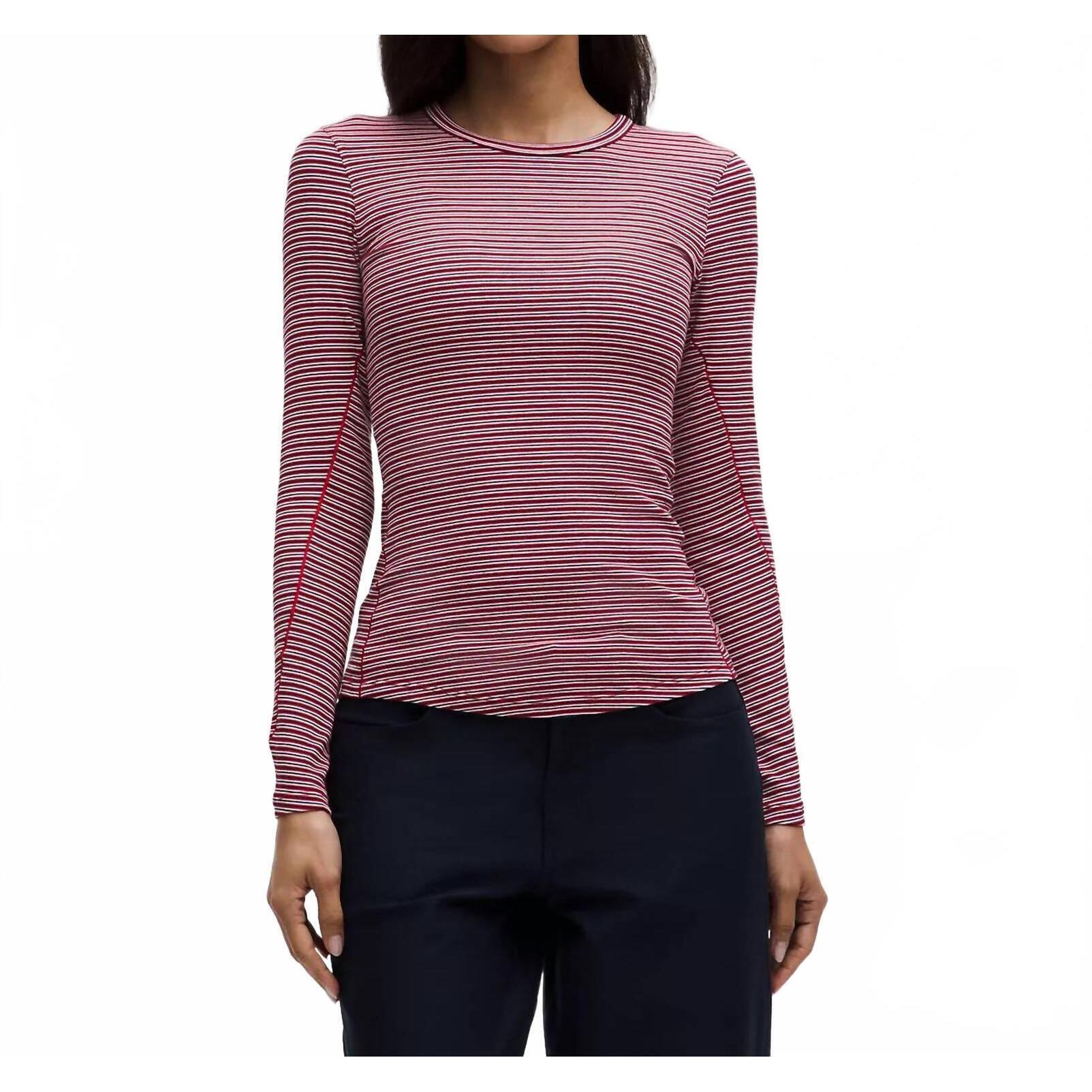 New Lululemon Hold Tight Long Sleeve Top In Oxford Res